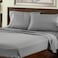 Superior Cotton Rich Bedsheet Set, Includes 1 Fully Elastic Deep Pocket Fitted Sheet, 1 Flat Sheet, 2 Pillowcases, Soft Bedding Basics, California King, Light Grey