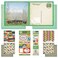 Scrapbook Customs Themed Paper and Stickers Scrapbook Kit, Washington Vintage, 12 inch by 12 inch