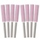 OIIKI 8 Pack Burr Grinding Stone File, Chainsaw Sharpener 7/32Inch 5.5mm (Pink)