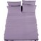 Raymond Waites 4 Piece Sheet Set, Cotton Rich, 400-Thread Count, Lavender, King Sheet Set