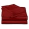 Extra Deep Sheets-Cotton Bed Sheets - 100% Cotton - 400 Thread Count - 22 Inch Extra deep Pocket Fitted Sheet with Elastic All Around (4 Pcs Sheet Set) - (Dark Grey Solid - Queen Size)