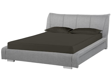 Waterbed Sheets King Size Attached Waterbed Sheets 100% Egyptian Cotton 600-Thread Count 4 Piece Sheet Set 15" Deep Pocket Attached Waterbed Sheet Set in Solid (Dark Grey, King)