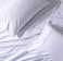 Abripedic Solid 300-Thread-Count, 100-Percent Cotton Percale, Breathable Crispy Split-King Sheets Set for Adjustable Beds, White