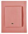 Lacoste Cotton Percale 3-Piece Sheet Set, Twin, Solid, Canyon Orange