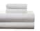 Pointehaven Flannel Deep Pocket Set with Oversized Flat Sheet, Twin, White