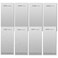 8 Pieces Diamond Sharpening Stone Set,Diamond Lapping Plate Coarse/Medium/Fine Grit,120/240/400/600/800/1000/1500/2000 Grit