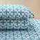 Ramesses Bedding Sheet Set Full-Polyester Printed Microfiber Plush Flannel Bedding-Stain Resistant-Soft and Durable-4-Piece Bedding(Blue,Full)