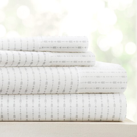Linen Market 3 Piece Twin Bedding Sheet Set (Light Gray Arrows) - Sleep Better Than Ever with These Ultra-Soft &amp; Cooling Bed Sheets for Your Twin Size Bed - Deep Pocket Fits 16&quot; Mattress