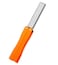 OSFTBVT Diamond Knife sharpener Pocket Sharpening Stone #400/600 Double Sides Folding Portable Orange - 1pcs