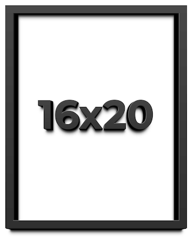 16x20 Shadow Box Black Solid Wood Frames Depth of 3/4" Includes UV Acrylic Plexiglass, Acid Free Backing and Hanging Hardware