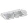 OGGI Anti Slip Serving Tray with Handles- White Rectangle Tray - Ideal Tray for Eating, Breakfast Tray, Food Tray, Appetizer Tray, Serving