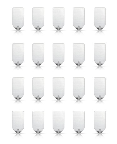 KAERSI Small Adhesive Stainless Steel Hooks for Hanging Hats, Caps and Keys - 20 Pack, Holds up to 2 lbs Perfect for Wall-Mounted Baseball Caps and Measuring Cup Storage