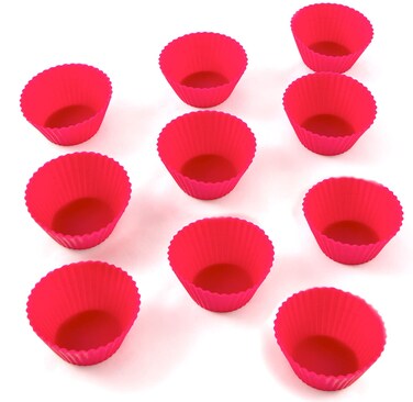 Nuwave Reusable Silicone Cupcake Liners &acirc;&euro;&ldquo; Set of 10