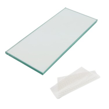 SCOTTCHEN Flat Glass Lapping Plate Sharpening System Dead Flat Float Plate Glass For Sharpening 5-1/8in W x 11-7/8in L x 8mm T -1pcs