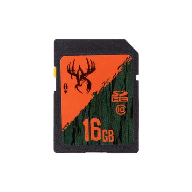 Wildgame Innovations 16GB SD Memory Card 10MB/Sec Class 10 SD Card Compatible with Most SD-Compliant Trail Cameras &amp; Devices