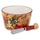 Boston International Ceramic Bowl and Spreader Fall Thanksgiving Serving Set, 14-Ounce, Bright Autumn