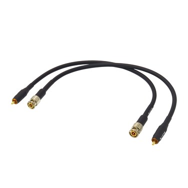 WJSTN BNC to RCA Cable Male BNC to Male RCA Cable 50 Ohm Coaxial Cable 1feet/2Pack