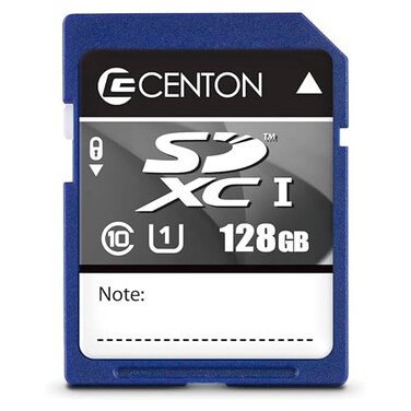 Centon Electronics SD Class 1 (UI) Flash Memory Card, Ultimate Memory Card for Phones, Tablets, Cameras, and More, 128GB