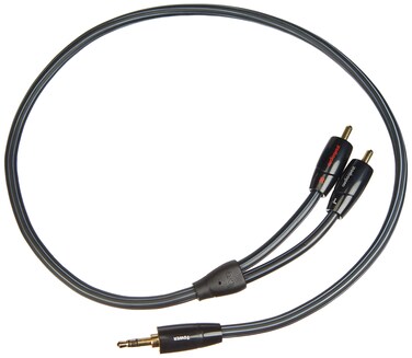 AudioQuest Tower 3.5mm to RCA Cable (Black) - 1.9ft