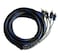 ROCK DIRECT RCA Stereo Cable Twisted Pair with Noise Reduction Nylon-Braided RCA Cable 2 Chanel 2 Male to 2 Male 99.99% Tinned Copper (14ft)