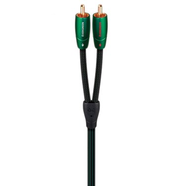 AudioQuest Evergreen Stereo Cable with 4 RCA Connectors, 0.6 m