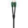 AudioQuest Evergreen Stereo Cable with 4 RCA Connectors, 0.6 m