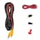 DALLUX Backup Camera RCA Video Cable,CAR Reverse Rear View Parking Camera Video Cable with DC Power Cable &amp; RCA Connector, DC Power Adapter, Cable Clip (33FT/10 Meters)