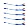 CCeCCe 5 Pack RCA Splitter 1 Male to 2 Female RCA Y Adapter Audio Speaker Y Splitter Converter Connector for Car Audio Amplifier Home Theater Subwoofer Split Mono RCA into Left Right Input