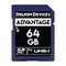 Delkin Devices 64GB Advantage SDXC Memory Card UHS-I (U3/V30) - High Speed SD Card 64GB for Cameras   Memory Cards for Cameras with 4K UHD, Full HD, Shock/Water/X-Ray Proof