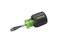 Greenlee 0153-28C Stubby Screwdriver, Flat Blade, 1/4 by 1-1/4-Inch