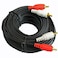 Yovus 50 ft Foot Dual 2 RCA Audio Cable for Stereo CD DVD Amplifier Mixer DJ PA