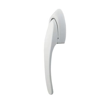 Ideal Security Door Handle for Storm and Screen Doors, White (2-Piece Set)