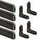 Prime-Line PL 7806 Aluminum Screen Frame Kit, 5/16 inch x 3/4 inch x 36 inch, Bronze, Set of 1