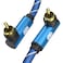 EMK 90 Degree Subwoofer Cable RCA Cable Male to Male Digital Coaxial Audio Cable for Subwoofer, TV, Sound Bars, Amplifier,Speaker (26Feet/8M)
