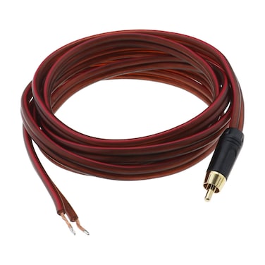 eMagTech RCA to Speaker Wire Adapter Speaker Bare Wire to RCA Plug Adapter Connector RCA Cable Repair Speaker Cord for DVD Player Speaker Audio Video 16 AWG 2m