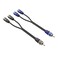 ROCKRIX 0.6ft 2 Female to 1 Male RCA Y Adapter Splitter Connector Cable (2 Pack)