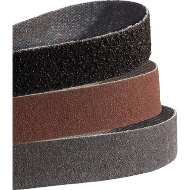 Smith's 50949 Combo Pack Replacement Belts &acirc;&euro;&ldquo; 80, 240, &amp; 600 Grit &acirc;&euro;&ldquo; Compatible With All Belt Sharpeners &acirc;&euro;&ldquo; Coarse, Medium, &amp; Fine Belts - Electric Sharpener