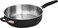 Meyer Accent Series Stainless Steel Saute Pan with Helper Handle, 4.5 Quart, Matte Black