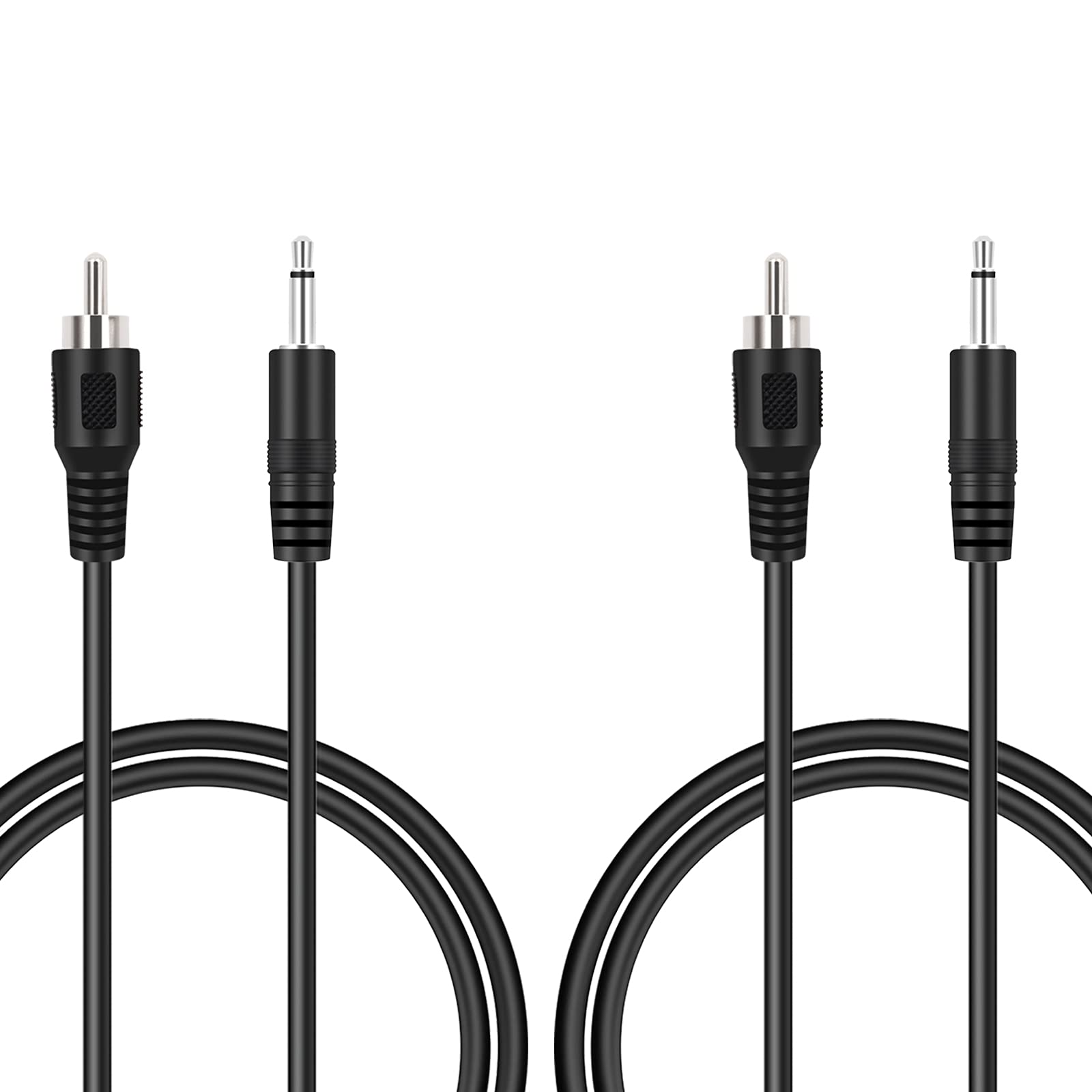 bolvek Bolvek Rca Male To 3 Monaural Mono Adapter Cable 3.5 MM 3 FT