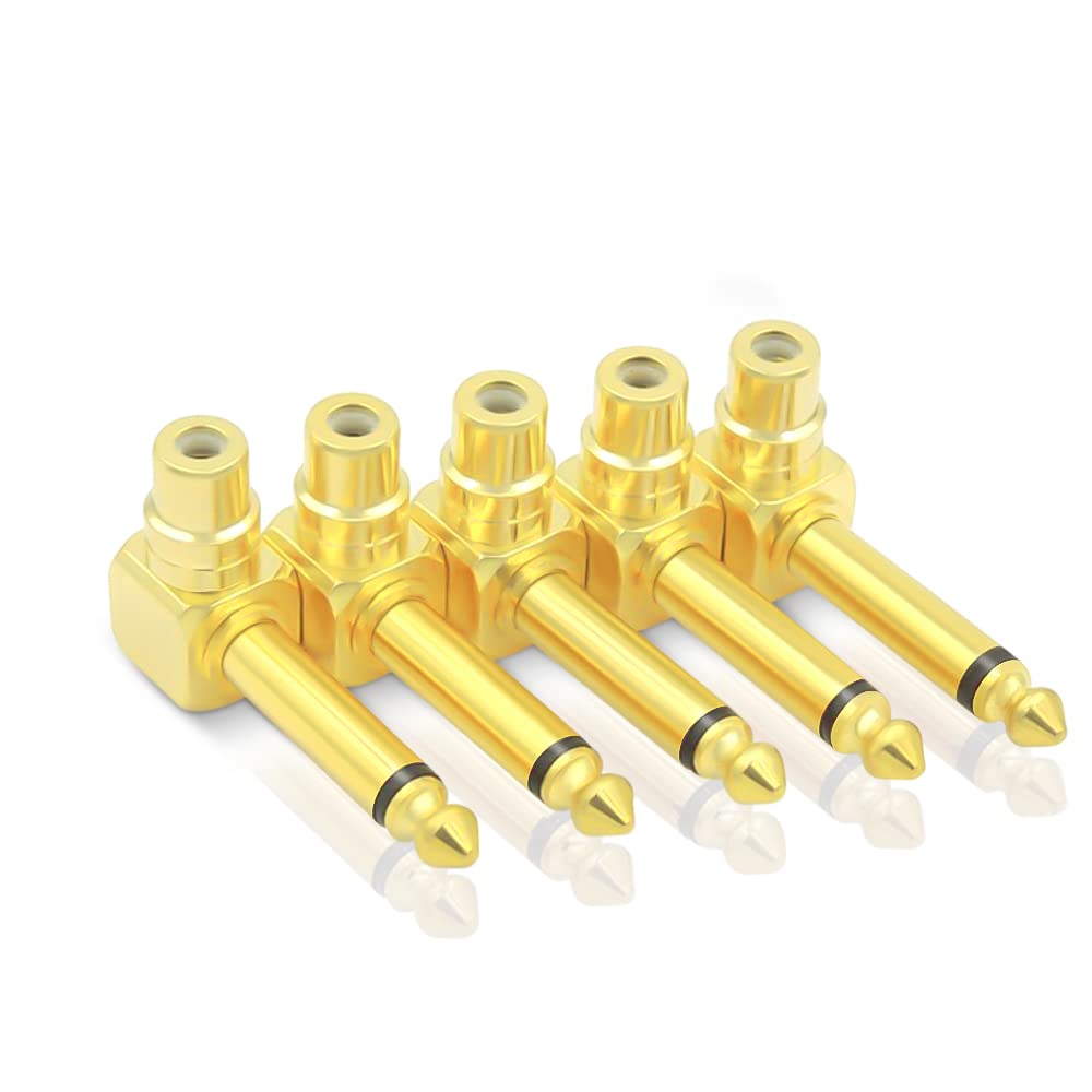 كويو هاي فاي Kuyiohifi Rca To 1 4 Audio Adapter rcato6.35mm
