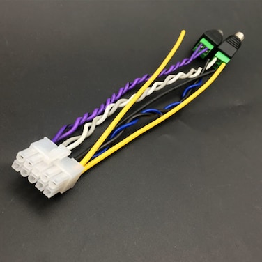 10pin Power Harness Plug RCA Compatible with Pioneer TS-WX1210A TS-WX1010A TS-WX300A TS-WX300TA 01.45-18200-A01 White