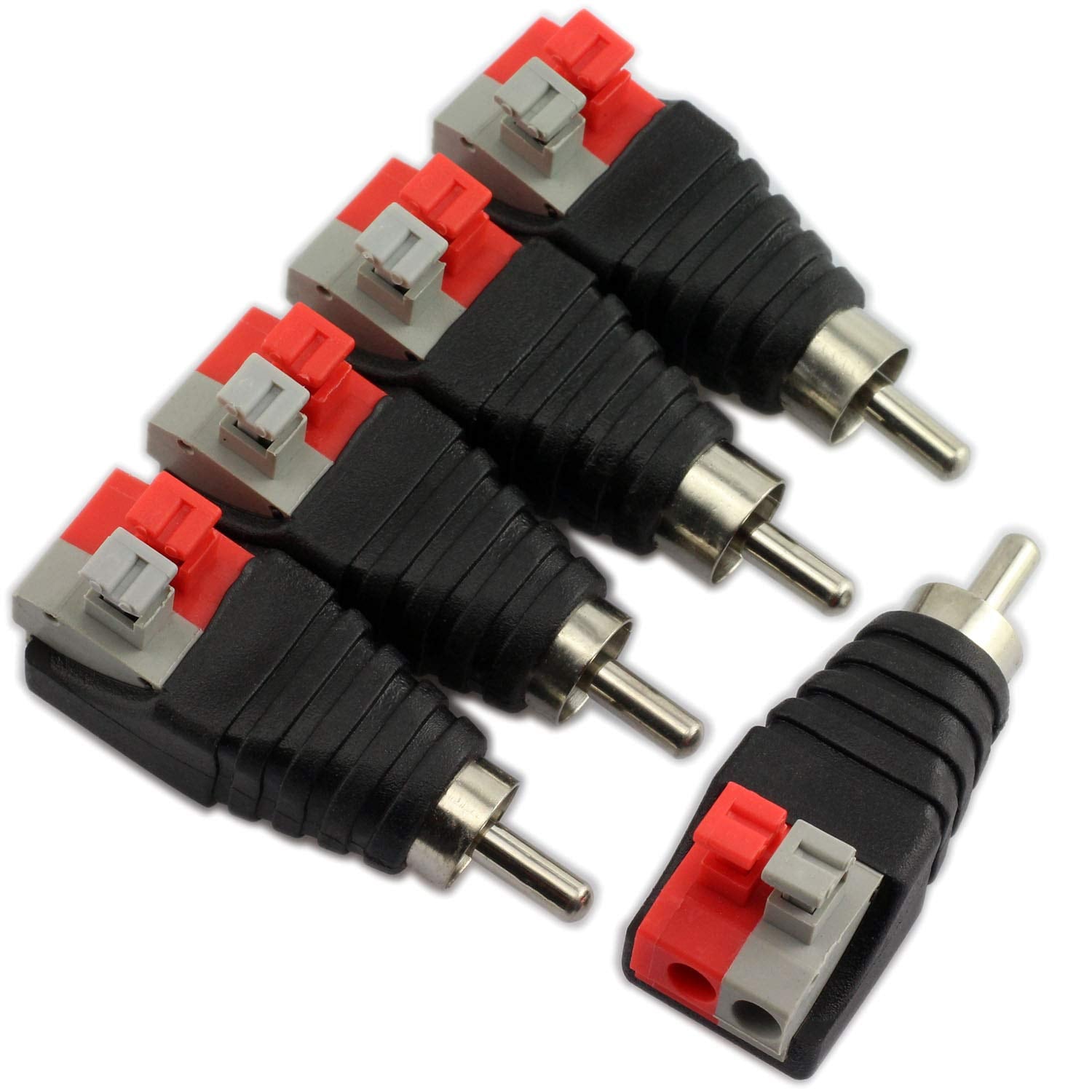 إي أوتستاندينغ Eoutstanding Speaker Wire Cable To Audio Male Rca Connector Adapter