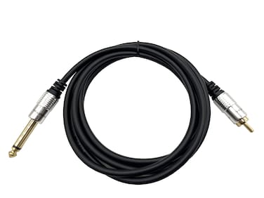 Dafensoy 1/4 to RCA Cable, RCA to 1/4 Mono TS Interconnect Cable, 6.35mm Mono Male to RCA Male/Phono Stereo Patch Cord Adapter (6feet/1.8M)