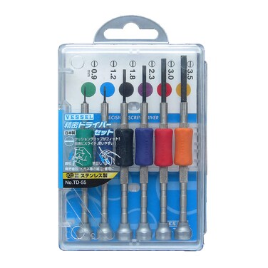 VESSEL Precision Screwdriver Set TD-55 / -0.9, -1.2, -1.8, -2.3, -3.0, -3.5