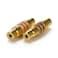 TLS.eagle RCA Female to RCA Female Interconnect Coupler Adapter Gold Plated Housing for Mixer Amplifiers Cable Link Pack of 2
