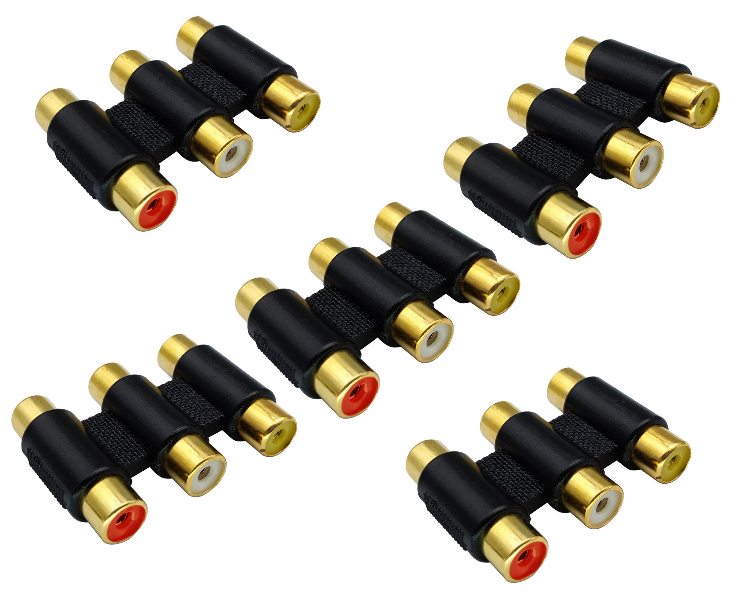 aaotokk Aaotokk 3-rca Coupler Connector
