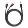 ROCKRIX 3.3ft 3.5mm to 2 Male RCA Adapter Audio Stereo RCA Y Splitter Cable Cord for Smartphones, MP3, Tablets, Speakers