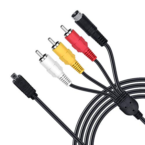 Teninyu Teninyu 5 Feet Av A V Audio Video tv-out Cable Cord For Sony Camcorder