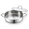 Cooks Standard 5.5-Quart Multi-Ply Clad Stainless Steel Deep Saut&Atilde;&copy; Pan, 12-inch Frying Pan, Large Skillet with Lid Chef Induction Cookware, Stay-Cool Handle