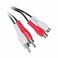 C&amp;E Cable (50 Feet) 2 RCA Male to Female Audio Extension Cable (Red/White Connectors), (CNE703615)